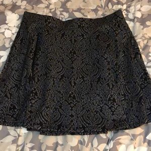 Brand new paisley metallic skirt from Torrid